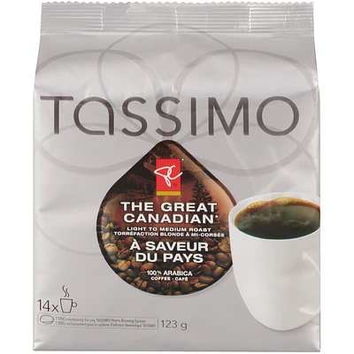 The Great Canadian Light to Medium Roast TASSIMO T DISCs
