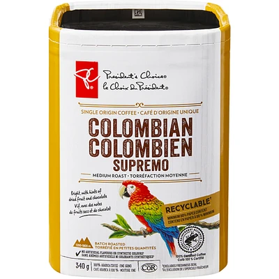 PCÂ® Colombian Supremo Single Origin Medium Roast Fine Grind Coffee