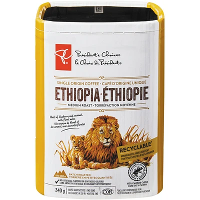 PC® Ethiopia Single Origin Medium Roast Fine Grind Coffee