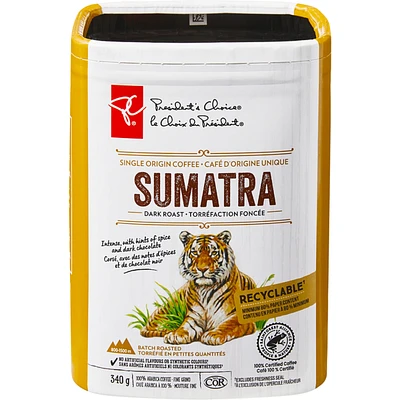 PCÂ® Sumatra Single Origin Dark Roast Fine Grind Coffee