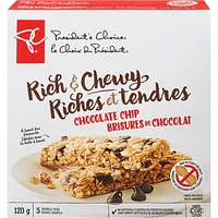 Rich and Chewy Chocolate Chip Granola Bars