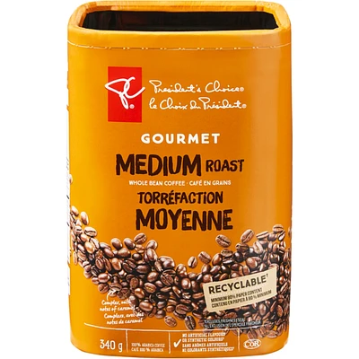 Gourmet Medium Roast Whole Bean Coffee