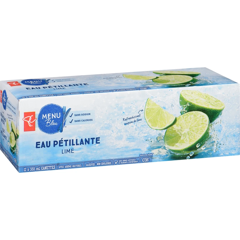 Lime Sparkling Water (Can)