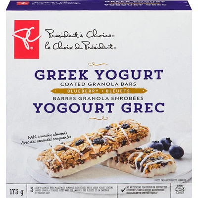 Greek Yogurt Coated & Blueberry Granola Bars