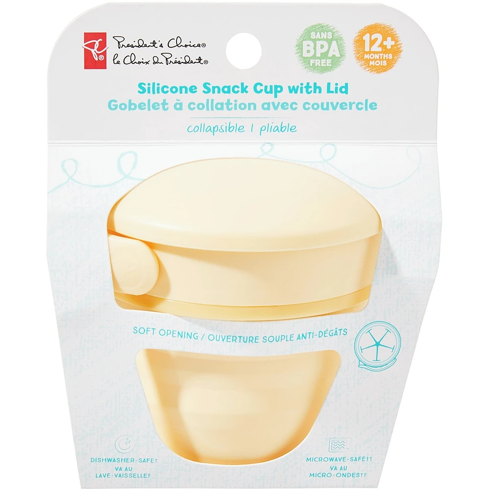 Silicone Snack Cup with Lid