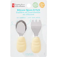 Silicone Spoon & Fork for toddlers