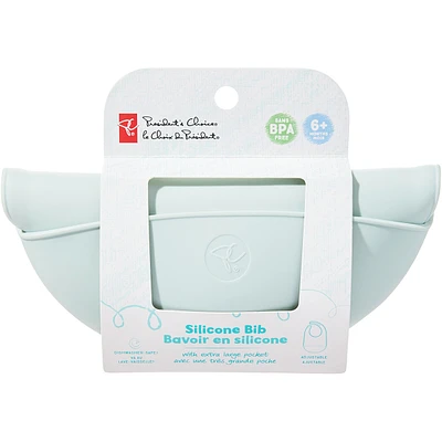 Silicone Bib with extra large pocket