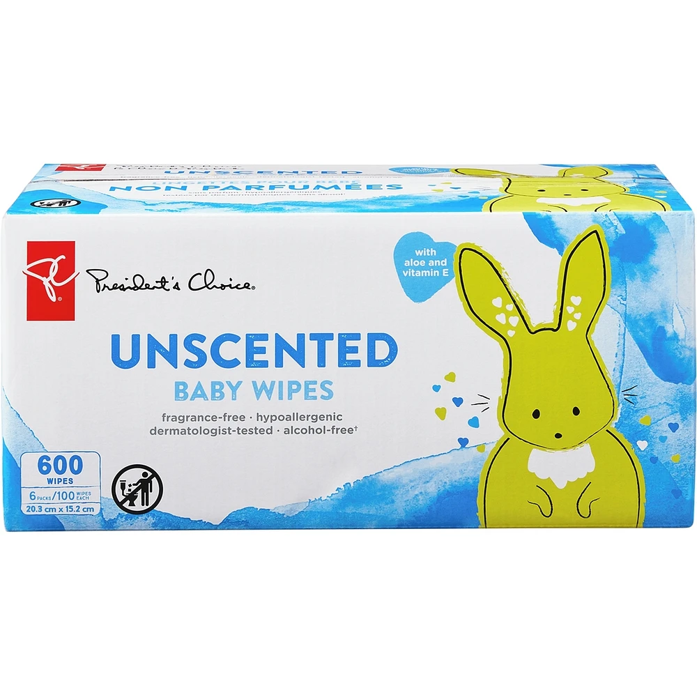 Pc Wipes 6x Unscented