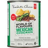 Soupe Saveurs du monde au poulet mexicain