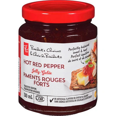 Gelée piments rouges forts mi-piquant
