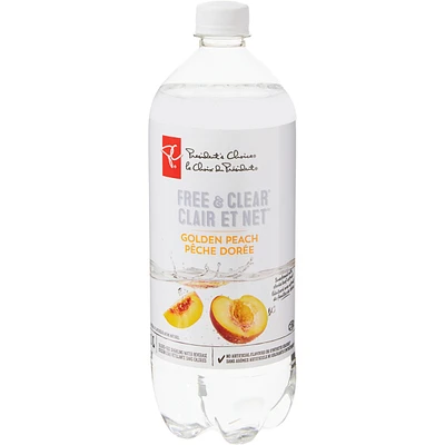 Free and Clear Golden Peach Sparkling Water