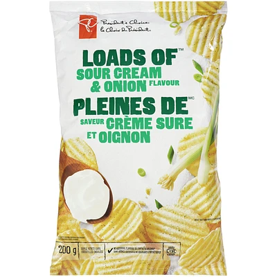 Ripple Potato Chips Loads Of Sour Cream & Onion Flavour
