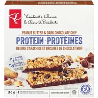 Peanut Butter & Dark Chocolate Chip Protein Granola Bars