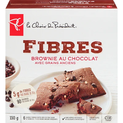 Brownies au chocolat avec grains anciens Fibres
