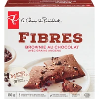 Brownies au chocolat avec grains anciens Fibres