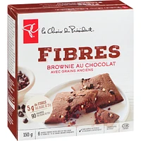 Brownies au chocolat avec grains anciens Fibres