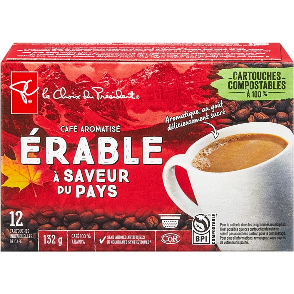 Flavoured Coffee The Great Canadien Maple