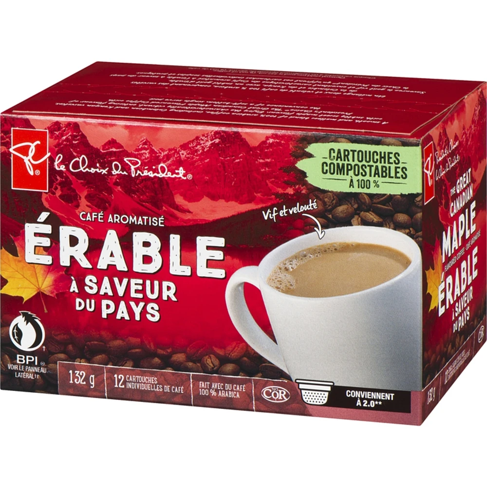 Flavoured Coffee The Great Canadien Maple