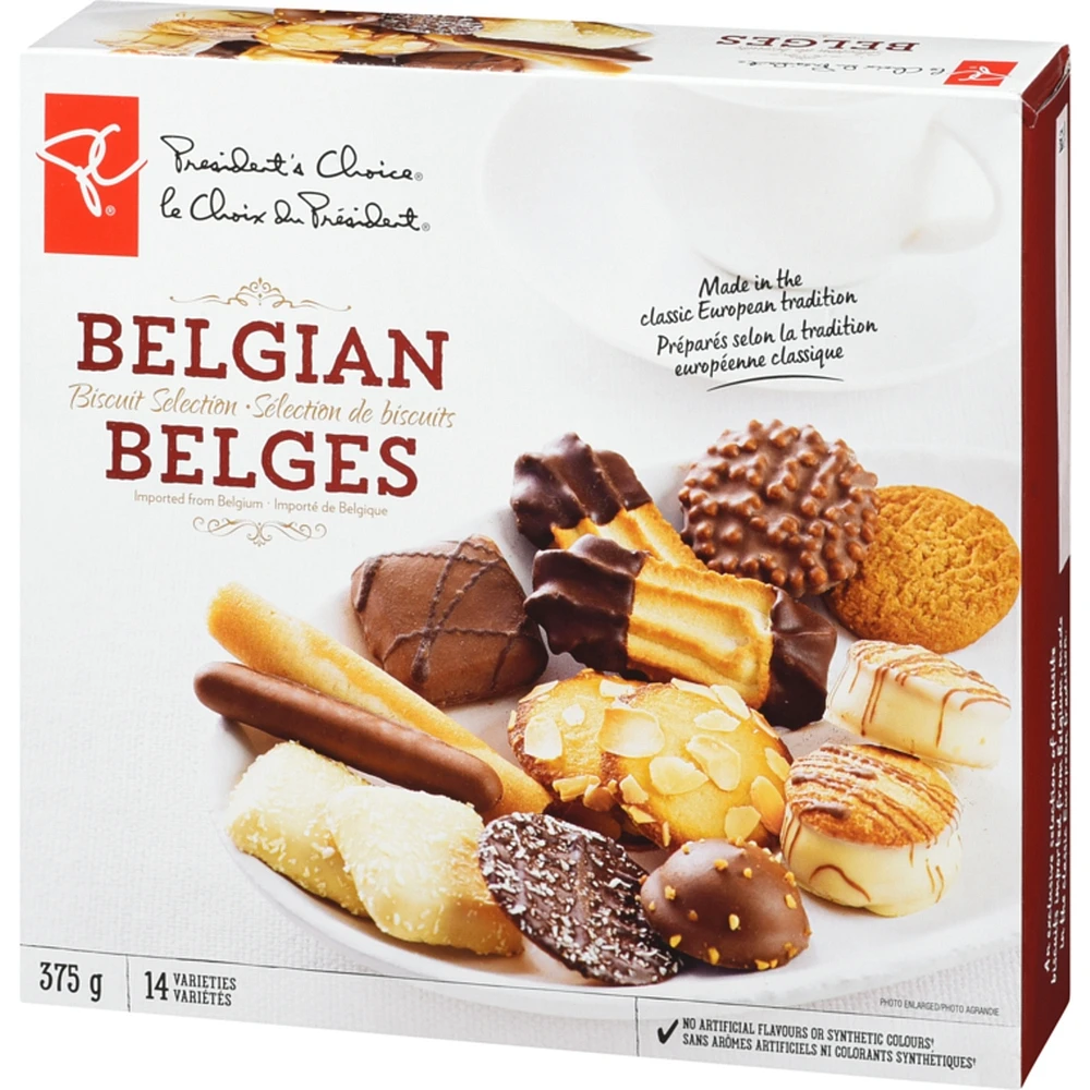 Sélection de biscuits belges