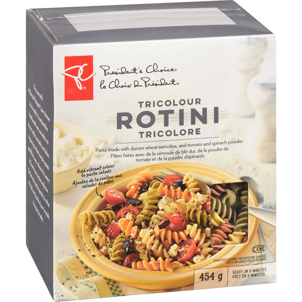 Tricolour Rotini Pasta