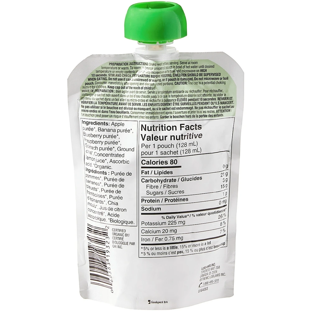 PCO Fruit Spinach Chia