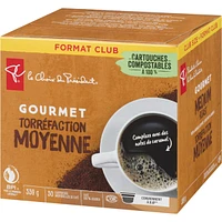 Coffee Gourmet Medium Roast Club Size