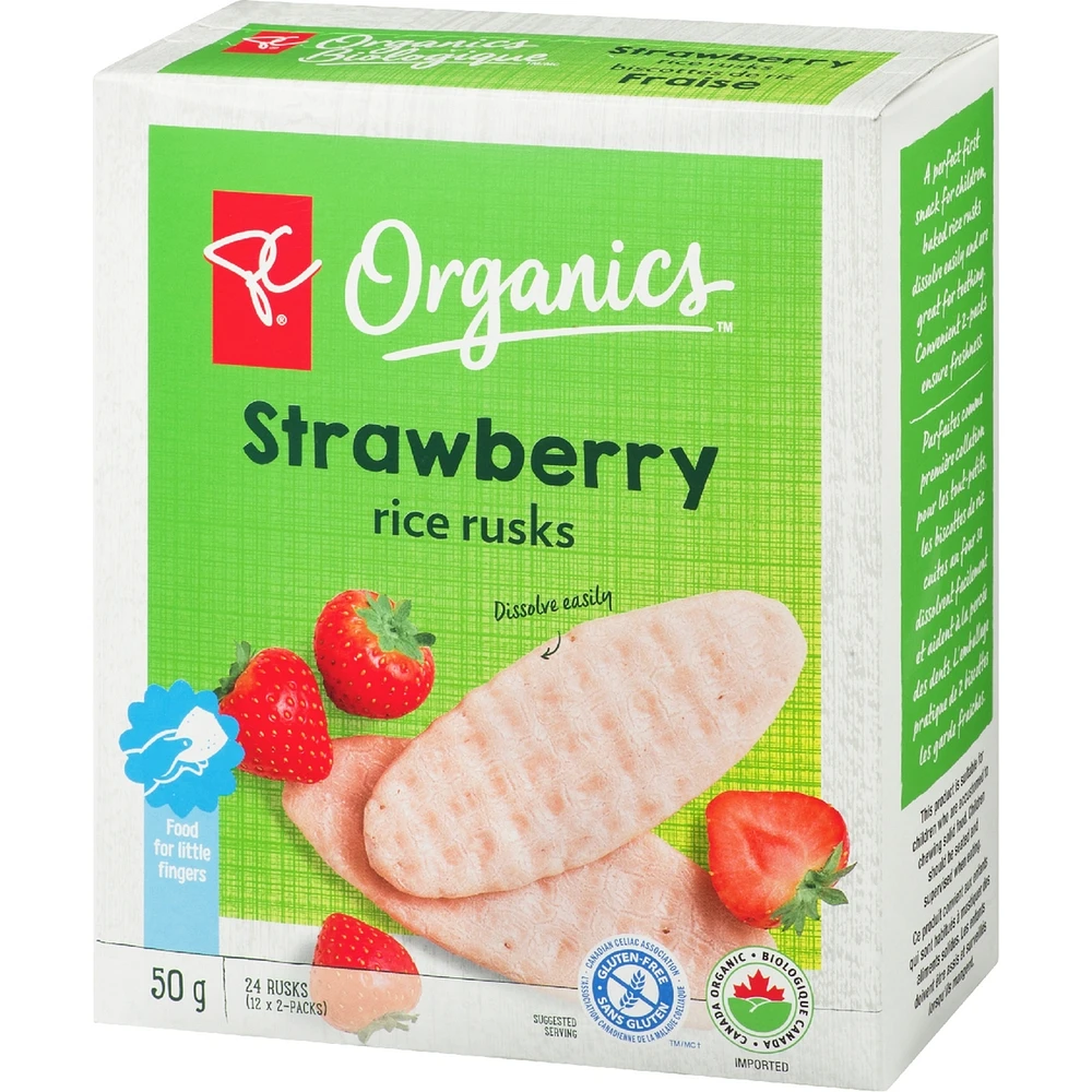 Rice Rusks Strawberry