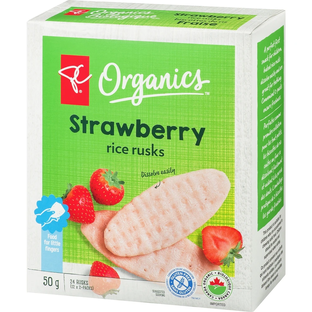Rice Rusks Strawberry