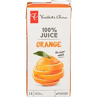 Jus d'orange à 100 %