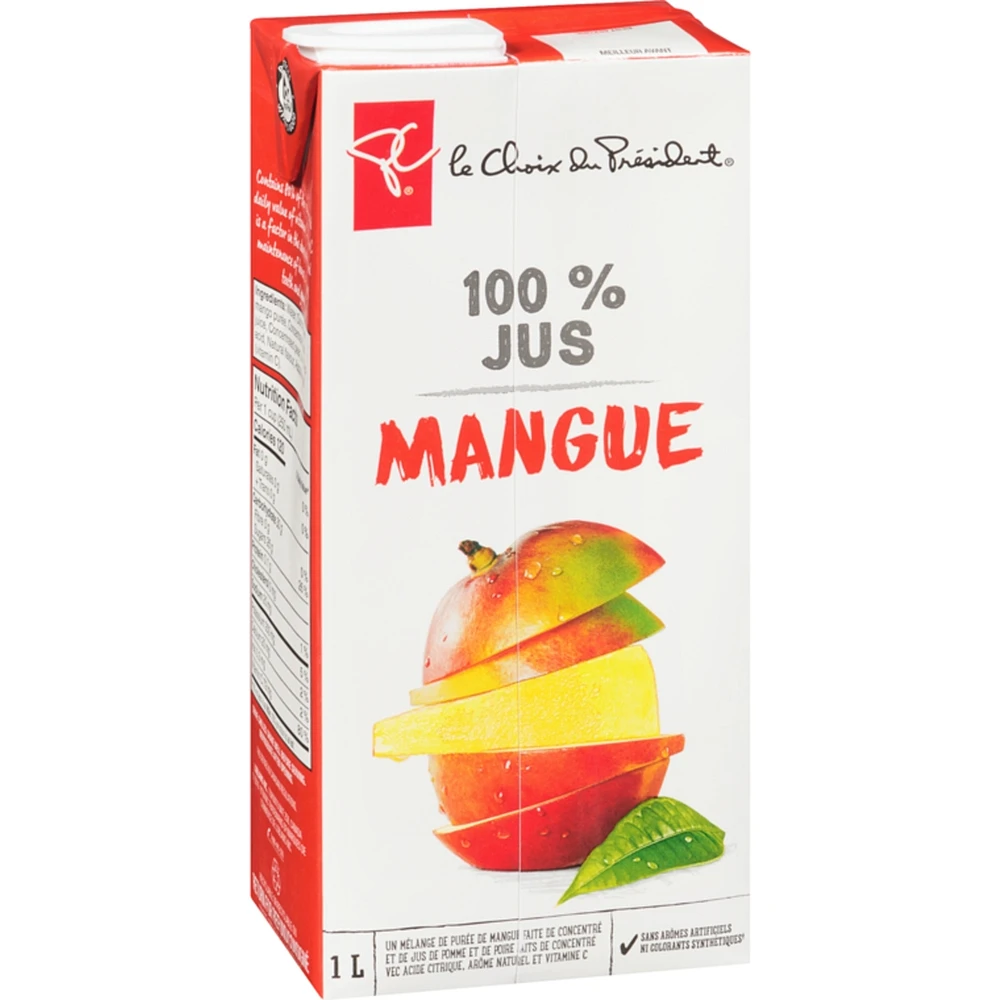 Jus de mangue à 100 %