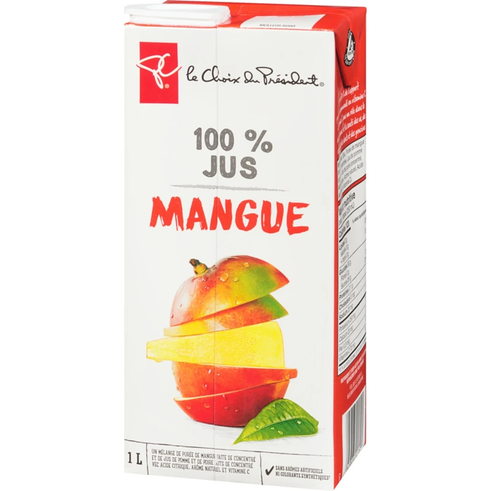 Jus de mangue à 100 %