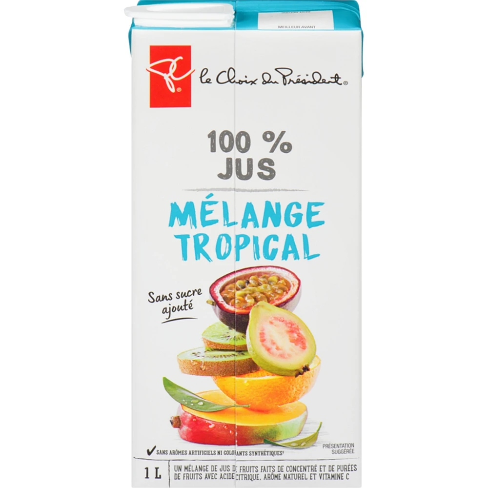 Mélange tropical 100 % jus