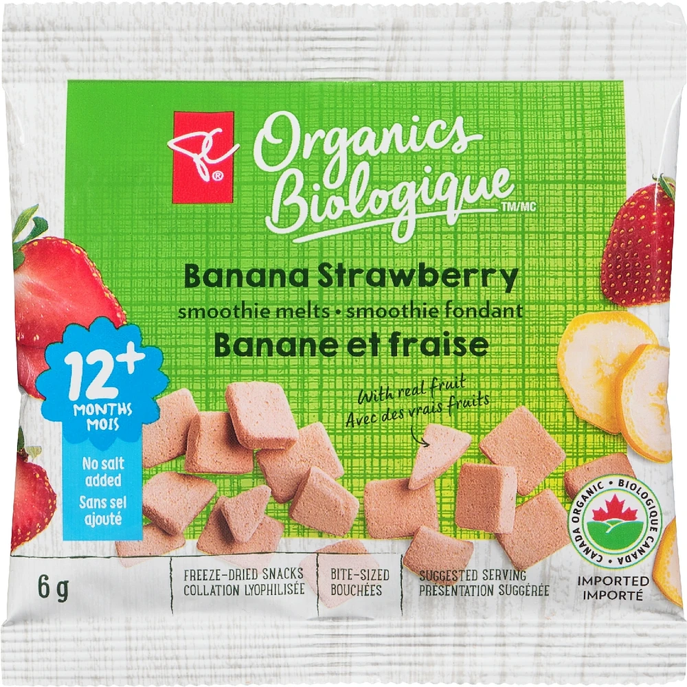 Smoothie Melts Banana Strawberry