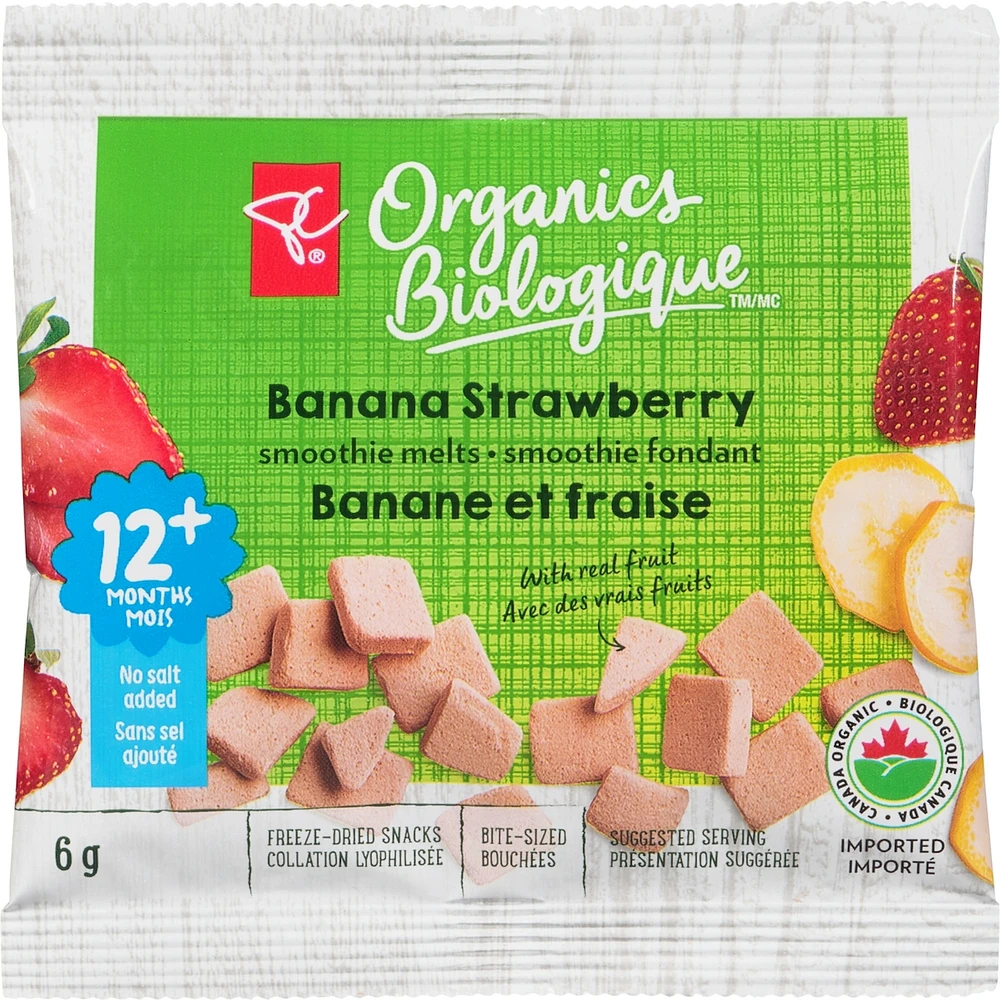 Smoothie Melts Banana Strawberry