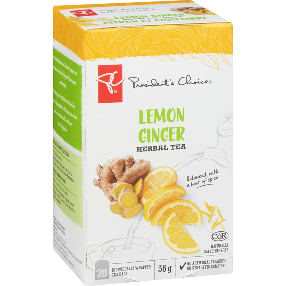 Lemon Ginger Herbal Tea