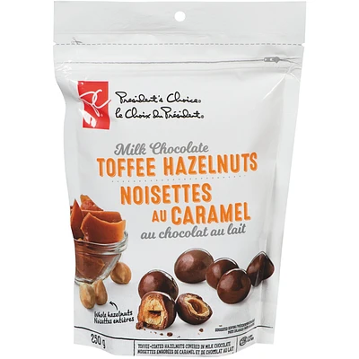 Noisettes au caramel au chocolat au lait