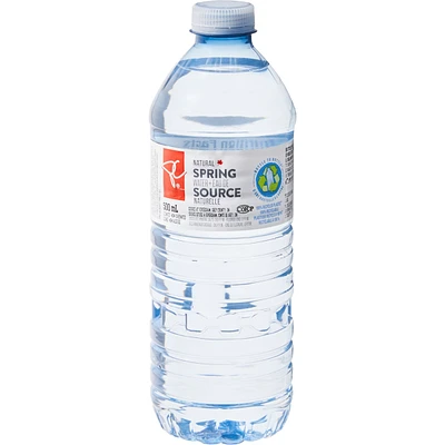 Eau de source naturelle, 12 bouteilles