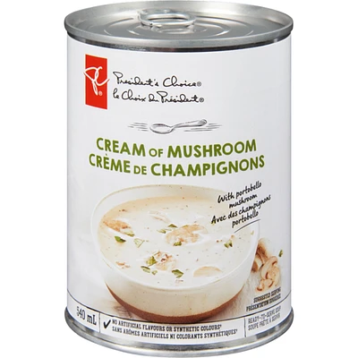 Soupe crème de champignons