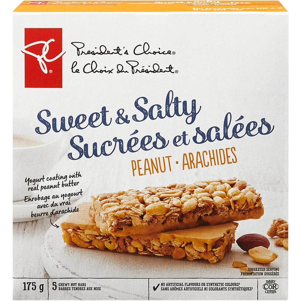 Chewy Nut Bars Sweet & Salty Peanut