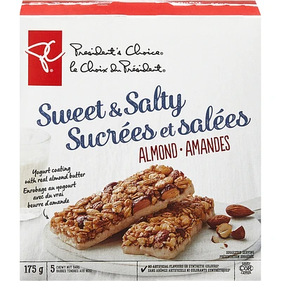 Chewy Nut Bars Sweet & Salty Almond