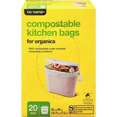 Compostable Kitchen Bags for Organics