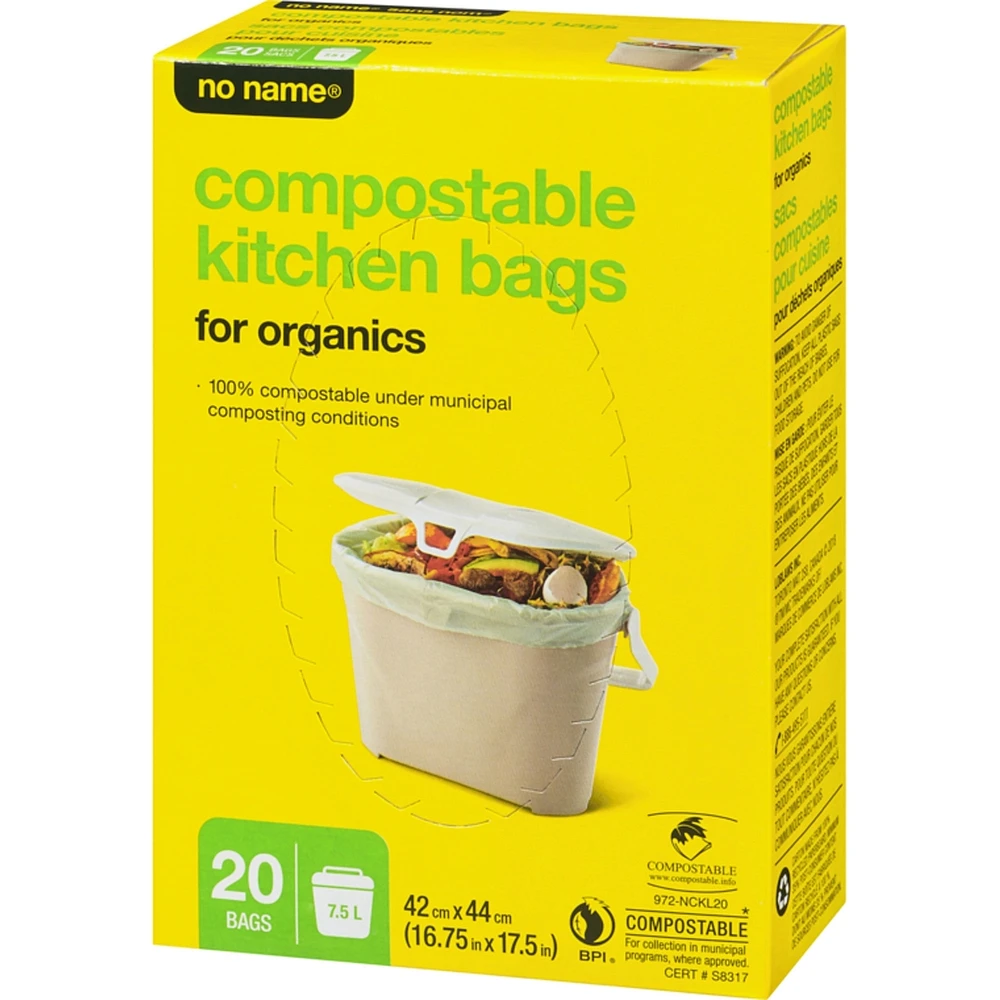 Compostable Kitchen Bags for Organics