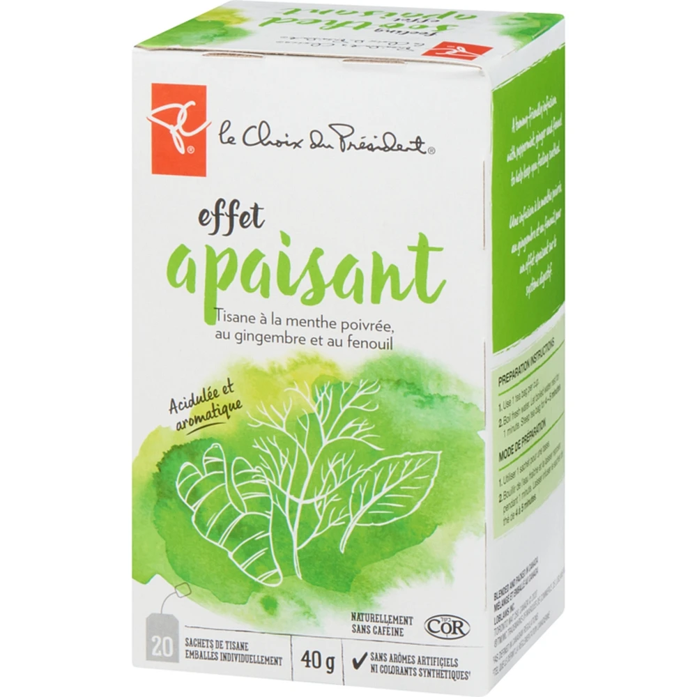 Feeling Soothed Peppermint, Ginger & Fennel Herbal Tea