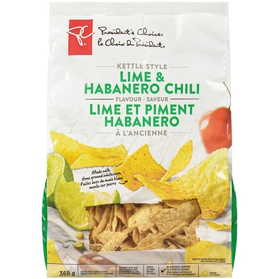 Lime & Habanero Chili Flavour Kettle Cooked Tortilla Chips