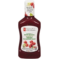 Vinaigrette framboises et vinaigre balsamique blanc