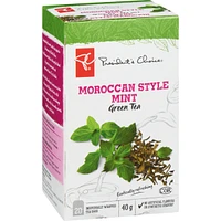 Thé vert menthe style marocain