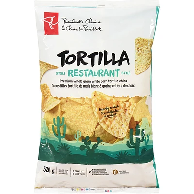 White Corn Restaurant Style Tortilla Chips