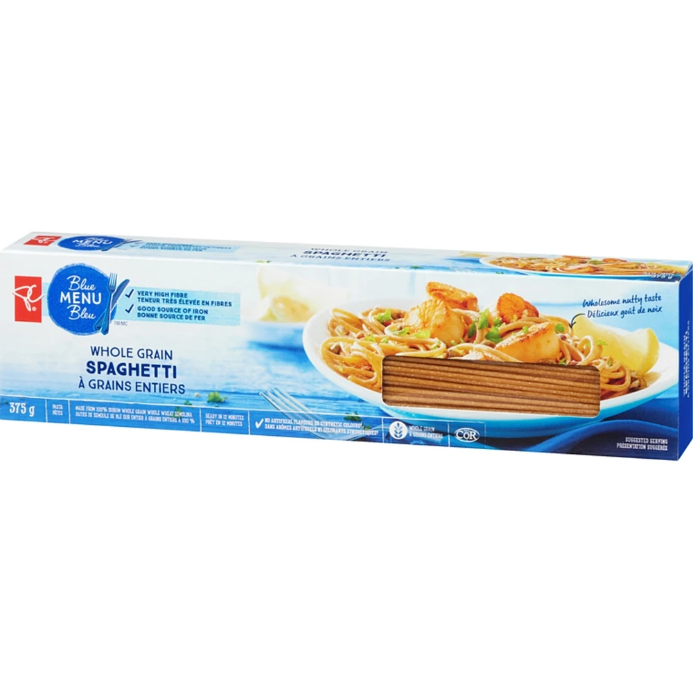 Pâtes spaghetti à grains entiers