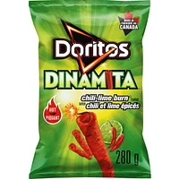 Dinamita Chile-Lime Burn rolled tortilla chips