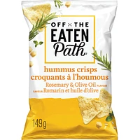 Hummus Crisps Rosemary & Olive Oil Flavour Chickpea and Rice Snacks 149g